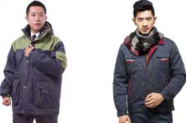 棉服工作服定做首選黃紫服飾！